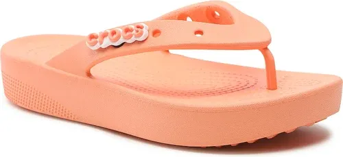 Žabky CROCS - Classic Platform Flip W 207714 Papaya