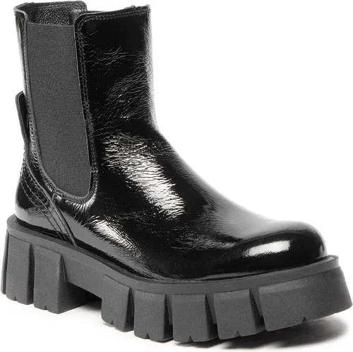 Kotníková obuv s elastickým prvkom NESSI - 22367 Czarny 711