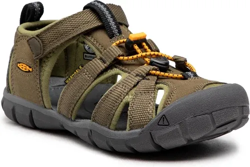 Sandále Keen - Seacamp II Cnx 1025145 Military Olive/Saffron