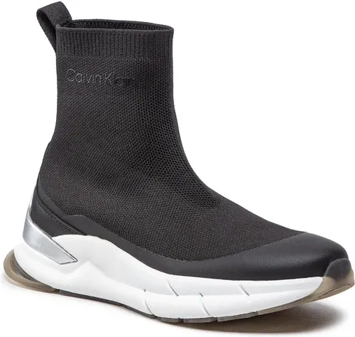 Sneakersy CALVIN KLEIN - Sock Boot - Knit HW0HW01177 Ck Black BAX