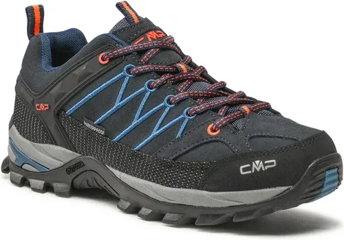 Trekingová obuv CMP - Rigel Low Trekking Shoes Wp 3Q13247 B.Blue/Flash Orange 27NM