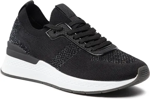 Sneakersy TAMARIS - 1-23712-29 Black/Metallic 009