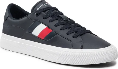 Tenisky Tommy Hilfiger - Core Stripes Vulc Leather FM0FM04140 Desert Sky DW5