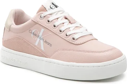 Sneakersy CALVIN KLEIN JEANS - Classic Cupsole Laceup Low Lth YW0YW00699 Pink Blush/Tuscan Beige 0JX