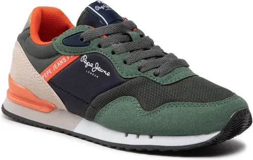 Sneakersy Pepe Jeans - London One Basic B PBS30540 Khaki Green 765