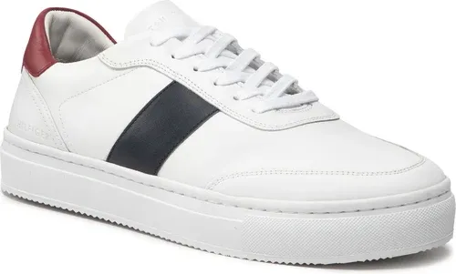 Sneakersy Tommy Hilfiger - Premium Cupsole Stripe FM0FM04284 White YBR