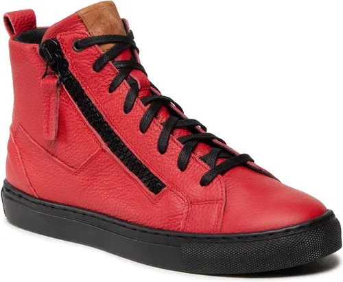 Sneakersy Nik - 02-0650-01-4-12-03 Červená