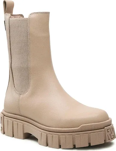 Členková obuv s elastickým prvkom Gino Rossi - 4064 Beige