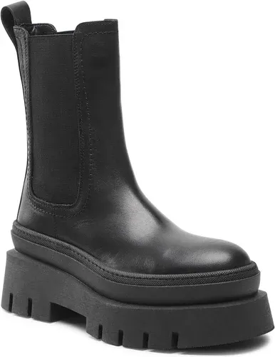 Členková obuv s elastickým prvkom Badura - 8118 Black