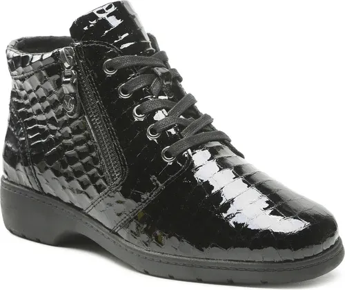 Členkové čižmy CAPRICE - 9-25152-29 Black Croco Pa. 065