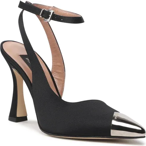 Sandále PINKO - Liquirizia Slingback Al 22-23 BLKS1 1H213B A075 Black Z99