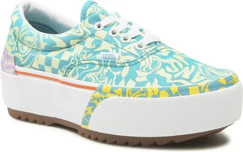 Tenisky VANS - Era Stacked VN0A4BTOCE51 Wavy Daze Tile Blue