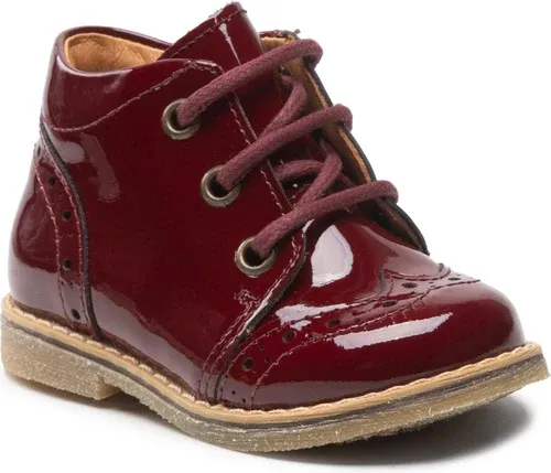 Šnurovacia obuv Froddo - G2130276-1 Bordeaux Patent