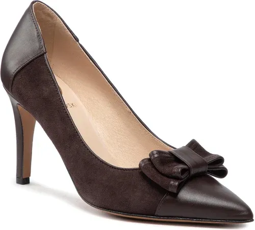 Lodičky Baldowski - D04107-2835-005 Lokum Brąz/Zamsz Brąz Czekolada