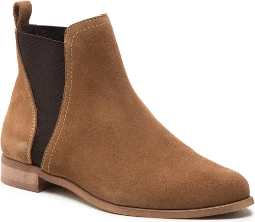 Kotníková obuv s elastickým prvkom BALDACCINI - 1720000 Camel Welur