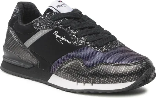 Sneakersy Pepe Jeans - London W Queen PLS31379 Black 999