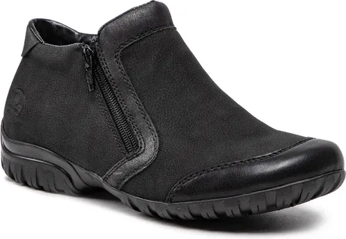Členková obuv Rieker - L4659-00 Schwarz