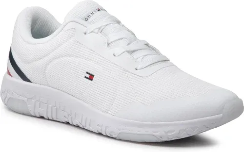 Sneakersy Tommy Hilfiger - Lightweight Runner Stripes FM0FM04131 White YBR
