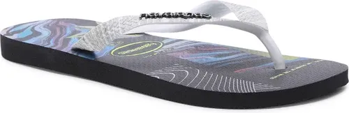 Žabky HAVAIANAS - Top Infinity 41445271575 Wht/Blck/Grey Žabky HAVAIANAS - Top Infinity 41445271575 Wht/Blck/Grey