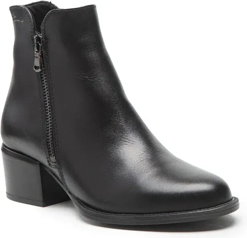 Členková obuv Tamaris - 1-25378-29 Black Leather 003