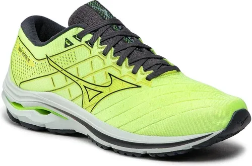 Topánky Mizuno - Wave Inspire 18 J1GC224427 Neo Lime/Misty Blue/Ebony