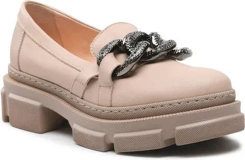 Loafers EKSBUT - 2D-6499-R32 Béžová