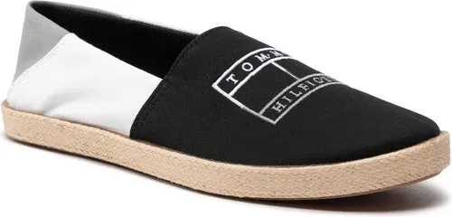 Espadrilky Tommy Hilfiger - Color Block Espadrille FM0FM04057 Black BDS