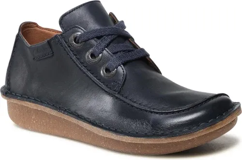 Poltopánky Clarks - Funny Dream 261668184 Navy Leather 030