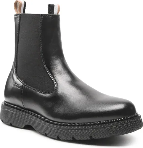 Členková obuv s elastickým prvkom Boss - Jacob 50481061 10242209 01 Black 001