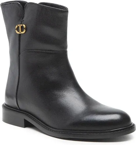 Členkové čižmy TWINSET - 222TCP222 Nero 00006