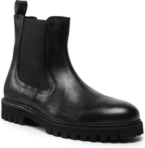 Kotníková obuv s elastickým prvkom PEPE JEANS - PMS50230 Black 999