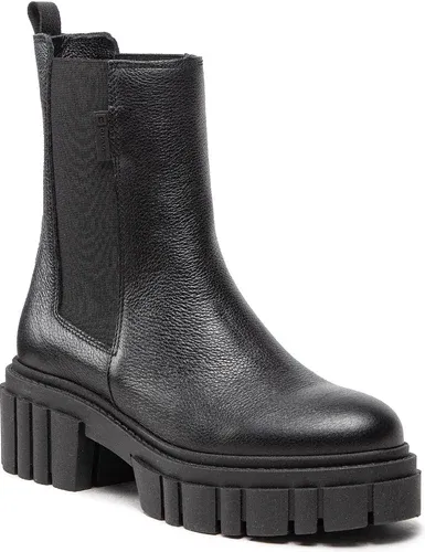 Členková obuv s elastickým prvkom NESSI - 21118 Czarny 412