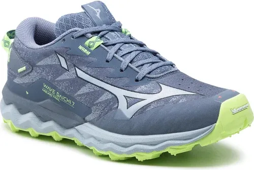 Topánky Mizuno - Wave Daichi 7 J1GK227121 Vintage Indigo/Subdued Blue/Neo Lime