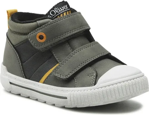 Šnurovacia obuv s.Oliver - 5-34100-39 Khaki 701