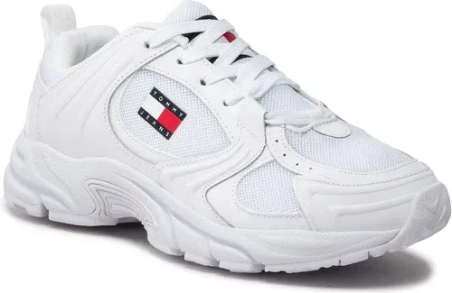 Sneakersy TOMMY JEANS - City Runner Wmn EN0EN01879 White YBR
