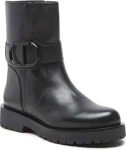 Členková obuv TWINSET - Biker 222TCP152 Nero 00006