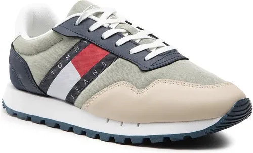 Sneakersy Tommy Jeans - Retro Runner Core EM0EM01014 Faded Willow