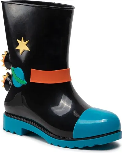 Gumáky MELISSA - Mini Melissa Rain Boot + Fabula 33677 Blue/Black AF026