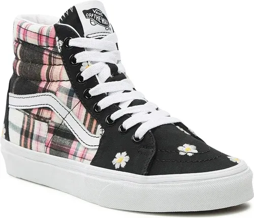 Sneakersy Vans - Sk8-Hi VN0A7Q5NUUW1 Floral Plaid Patchwork