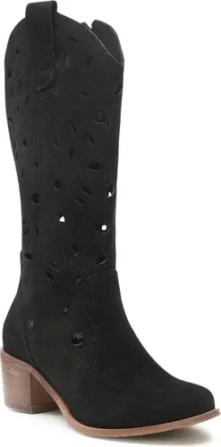 Čižmy Roberto - 3170 Czarny Welur