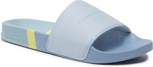 Šľapky Tommy Hilfiger - Th Stripy Pool Slide FW0FW06579 Breezy Blue C10