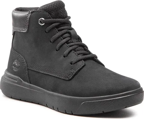 Šnurovacia obuv Timberland - Seneca Bay 6In Side Zip TB0A2M8Q015 Black Nubuck