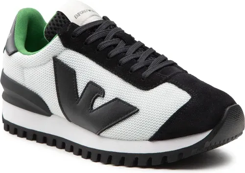 Sneakersy EMPORIO ARMANI - X4X583 XN647 R328 Navy/White/Navy