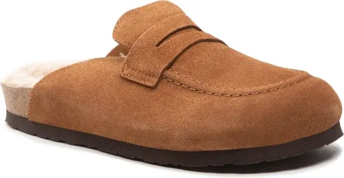 Papuče Genuins - Lois G104611 Velour Camel