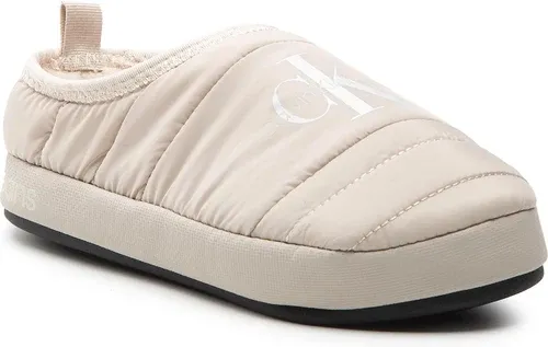 Papuče Calvin Klein Jeans - Home Slipper Wm YW0YW00747 Eggshell ACF