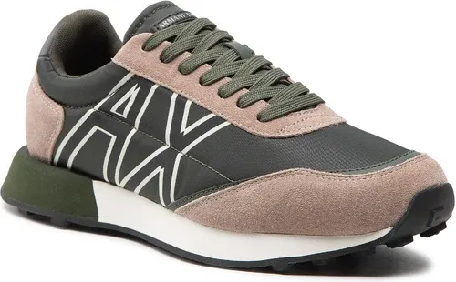 Sneakersy Armani Exchange - XUX157 XV588 S079 Green/Beige/Black