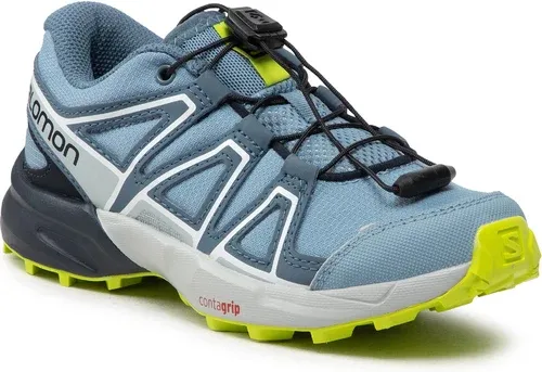 Topánky SALOMON - Speedcross J 417271 09 M0 Faded Denim/China Blue/Acid Lime