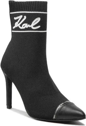 Členková obuv KARL LAGERFELD - KL31362 Black KnitTextile