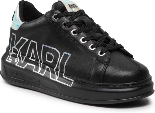 Sneakersy KARL LAGERFELD - KL62511I Black Lthr W/Iridescent