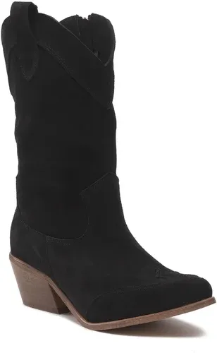 Členkové čižmy ROBERTO - 3198 Czarny Welur